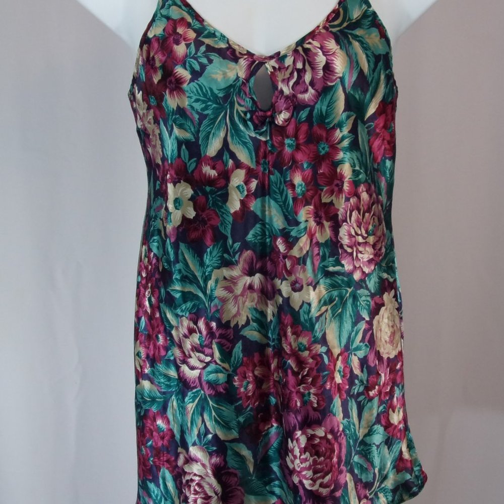 Short Satin Night Gown Size M